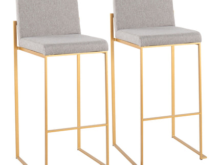 Fuji - Contemporary Design High Back Barstool