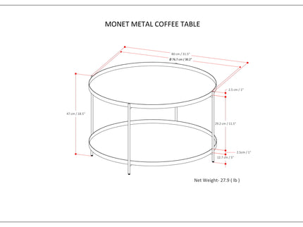 Monet - Handcrafted Table