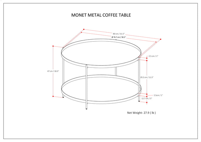 Monet - Handcrafted Table