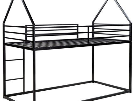 House Bunk Bed With Built In Ladder