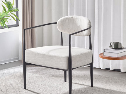 Modern Upholstered Accent Armchair With Pocket Spring Seat