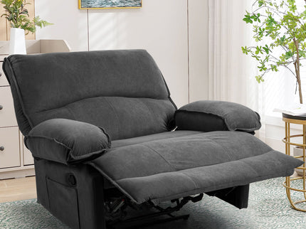 Oversized Manual Recliner Chair Sofa For Living Room