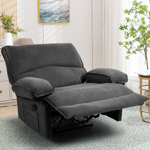 Oversized Manual Recliner Chair Sofa For Living Room