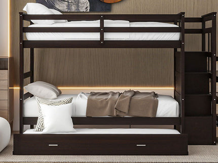 Bunk Bed With Trundle And Staircase