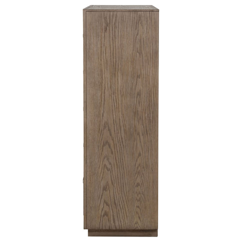 Gibbons Barley - 5 Drawer Bedroom Chest - Brown