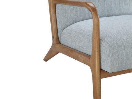 Mid-Century Style Lounge Chair With Upholstered Seat