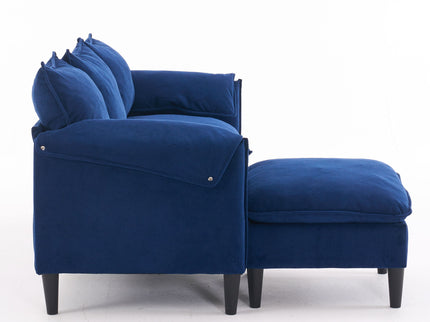 Convertible Combination Sofa With Footstools With Storage