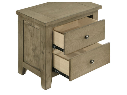 Pelton - 2 Drawer Nightstand - Oak