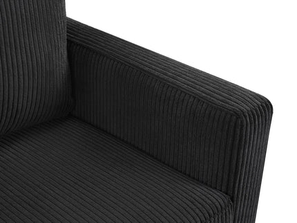 Sleeper Sofa With Foldable Mattress, USB Ports, Side Table & Storage Pocket