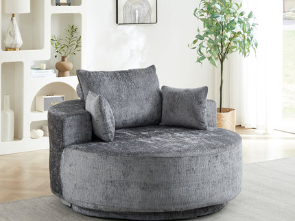 Swivel Chair With Rotating Base For Living Room