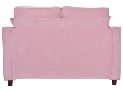Modern Chaise Lounge Upholstered Sofa Couch With Tufted Seat And Detachable Pillows For Living Room