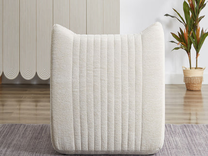 Bean Bag Chair For Adults, Lazy Floor Sofa Couch Memory Foam Bean Bag Sofas Chenille Fabric Reading Chair Comfortable Corner Lounge Sofa For Living Room - White