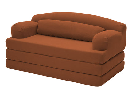 2 Seater Sofa Bed, Compact Foldable Floor Couch