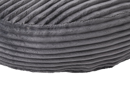 Oversized Bean Bag Chair With 3 Pillows & Armrest - Dark Gray