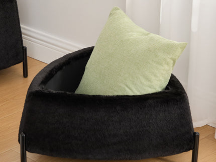 Upholstered Storage Ottoman Set With Reversible Lid