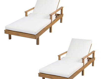 5 Position Adjustable Outdoor Chaise Lounge