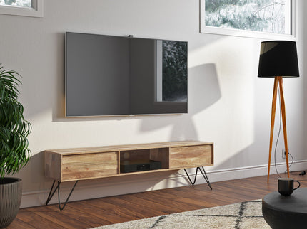 Hunter - Handcrafted TV Media Stand - Natural