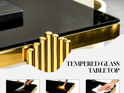 Console Table With Double Tier Storage