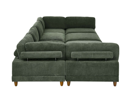 Modern Modular Sectional With Adjustable Back Support
