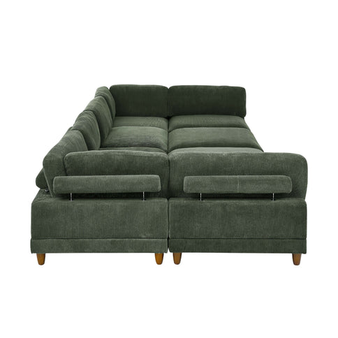 Modern Modular Sectional With Adjustable Back Support