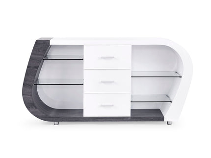 Anne - Buffet - White / Gray