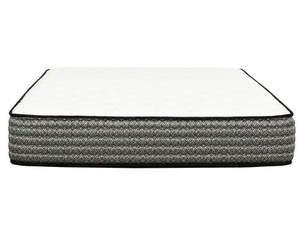 Premium 12" Queen Size Hybrid Mattress In A Box Soft Gel Memory Foam Top With Cooling Technology - Gray / White