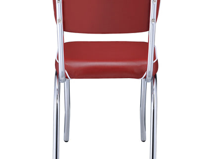 Open Back Upholstered Side Chairs (Set of 2)