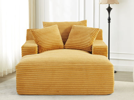Cloudline - Oversized Chaise Lounge, Modern Comfy Couch With Full Foam Cushioning, Cozy Sleeper Sofabed