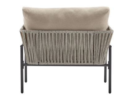Rope Lounge Chair With Cushions For Modern Spaces