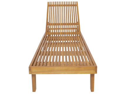 Nadine - Stylish Chaise Lounge Chair - Teak