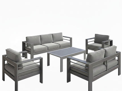 Outdoor Patio Set All-Weather With Thick Cushions