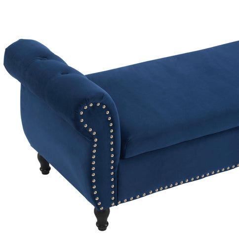 Luxurious Multifunctional Storage Ottoman Bench With Pillow