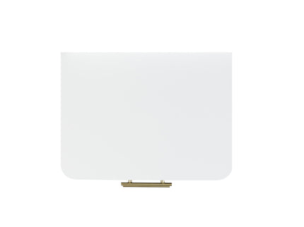 Clayten - Nightstand - Espresso / White Marble