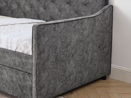 Daybed With Pop Up Trundle And USB Charging Armrest
