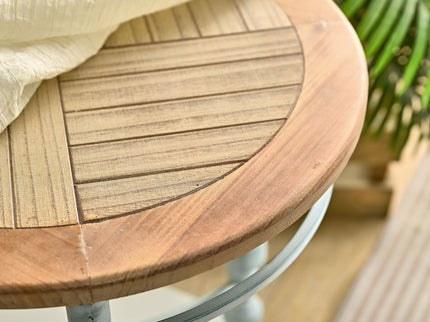 Round Top Carved Table For Living Room