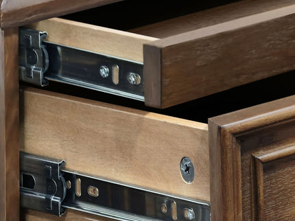 Farmhouse Nightstand With 4 Drawers