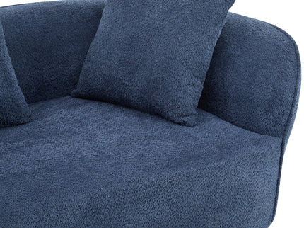 Elegant Curved Sectional Sofa With Full Foam Comfort