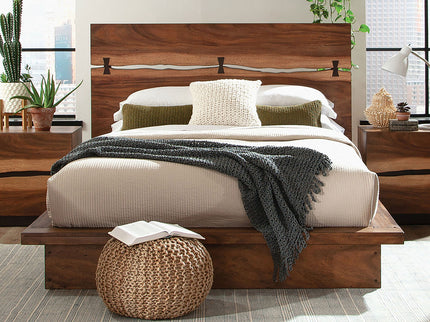 Mallory - Platform Bed With Exposed Joinery