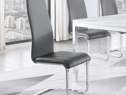 High Back Side Chairs Dining Chairs With Padded Upholstery (Set of 4)