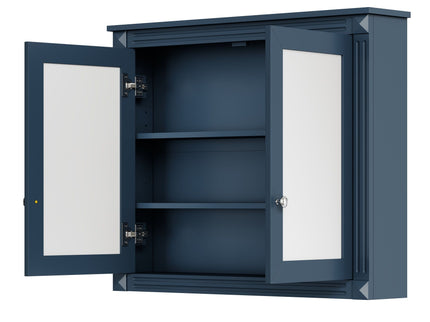 Wall-Mounted Medicine Cabinet With 2 Mirrors, Adjustable Shelves