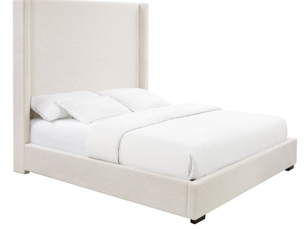 Hampton - Upholstered Platform Bed With Tall Headboard