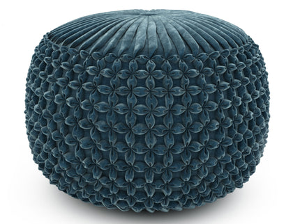 Renee - Handcrafted Round Pouf