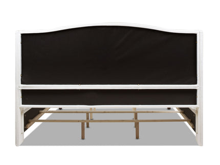 Carmen - Upholstered Wingback Panel Bed Frame