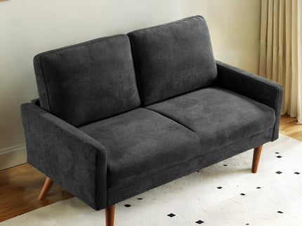 Loveseat Sofa, European Style With Sleek Design, Modern & Vintage Flair, Upholstered 2 Seater Couch