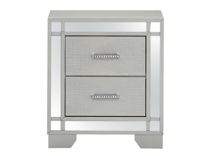Madison - Nightstand - Silver Champagne