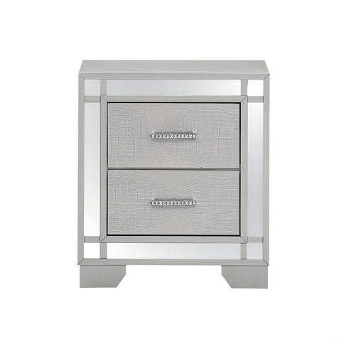 Madison - Nightstand - Silver Champagne