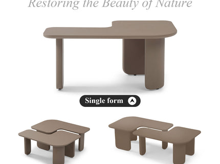 L-Shape Coffee Table For Living Room