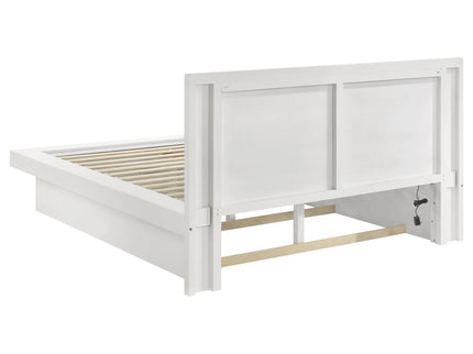 Tokyo - LED Panel Bed With Structured Headboard