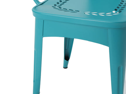 Lourdes - 3 Piece Metal Set - Teal