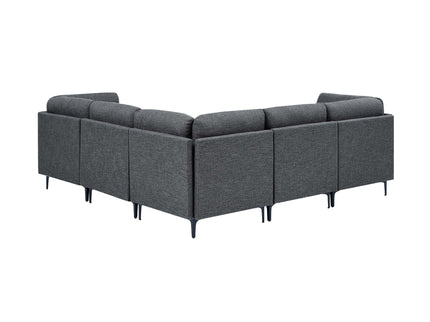 Upholstered Modular Sectional With Tall Legs